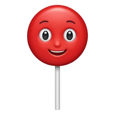 lollipop with eyes and mouth and personality sticker