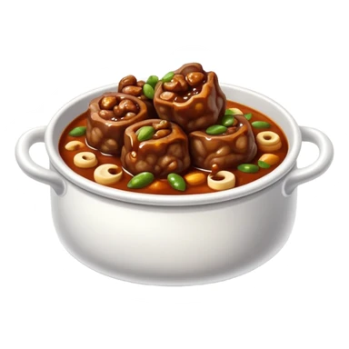 Jamaican ox tail dish sticker