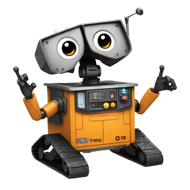 walle partying sticker