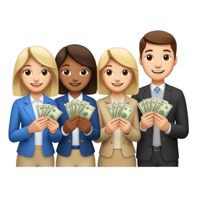 group making money sticker