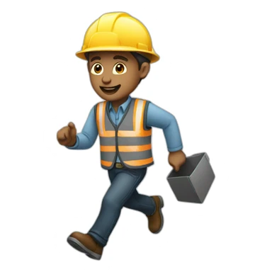 engineer in a hurry sticker