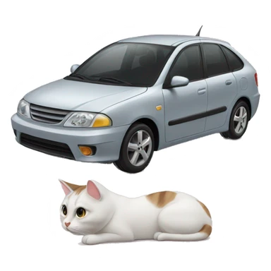 Cat car sticker