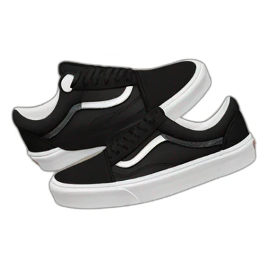 vans black old skool sticker