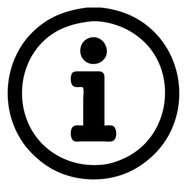 information icon solid filled style sticker