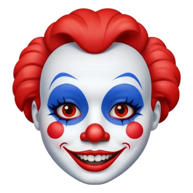 cara de payaso sticker