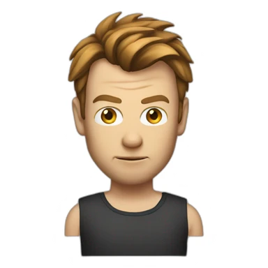 Gamer Ewan McGregor sticker