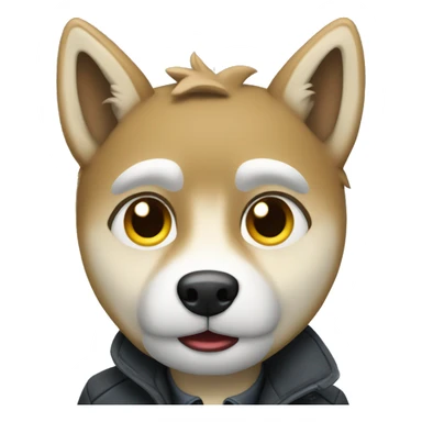 Huski detective sticker