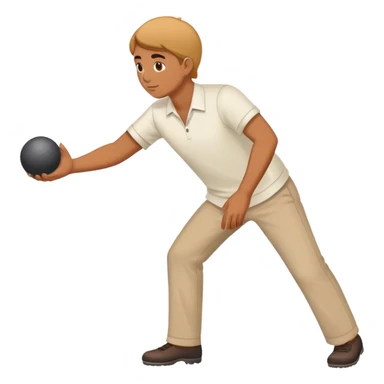 playing boules sticker