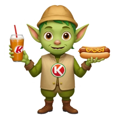 Circle K goblin sticker