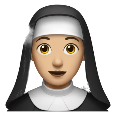 The nun sticker