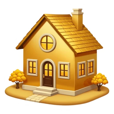 golden home sun sticker