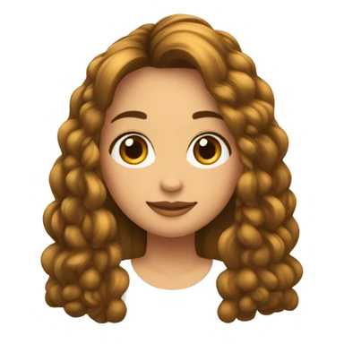 chica pelo largo moreno alta delgada morena flequillo sticker