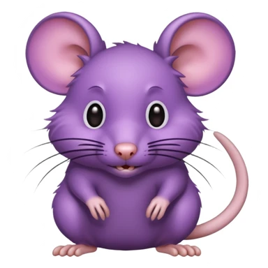 purple rat sticker