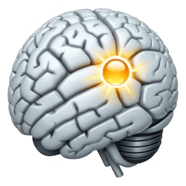 core memories light orb in brain  sticker