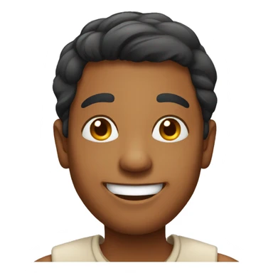 Indian person smiling  sticker