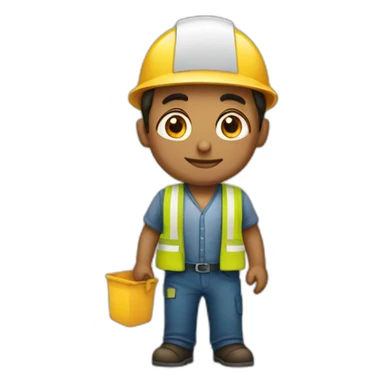 Portugese worker sticker