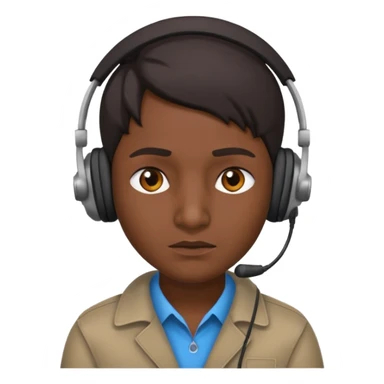 Indian scammer with a black skin tone sticker