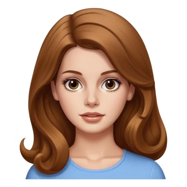 Lana del rey hairflip sticker