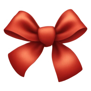 christmas red bow sticker