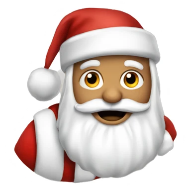 santa claus with LITTLE GIF sticker