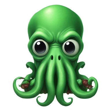Cthulhu with phone  sticker