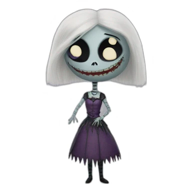 Sally nightmare before Christmas sticker