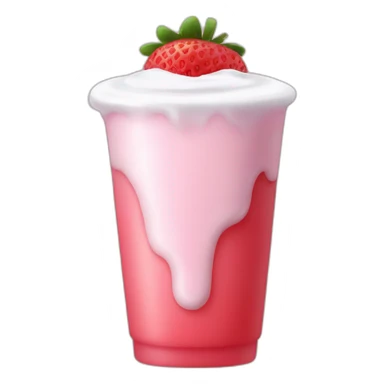 strawberry yogurt sticker