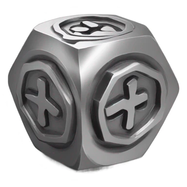 Hex Nut Hardwear Ink Stamp sticker