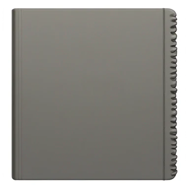 Black notebook  sticker