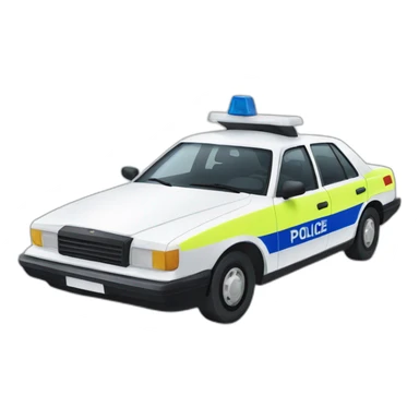 Police car Germany sticker