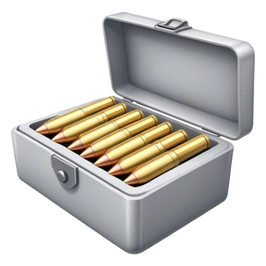 box of bullets sticker