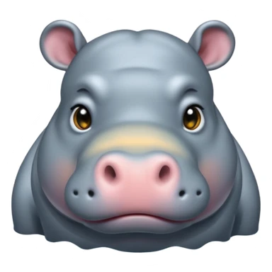 hippo sticker