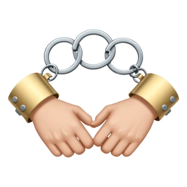 generate handcuffed hands sticker