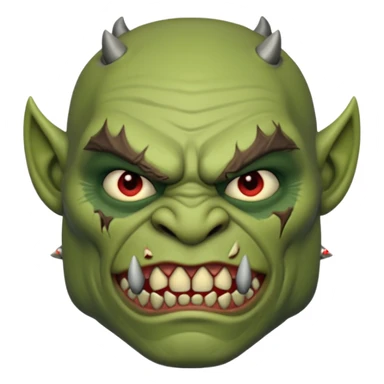 Orc from Lord of the Rings very creepy sticker