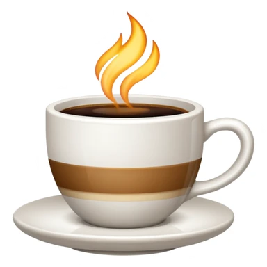 plain Coffee without Saucer, white Cup, no saucer. sticker