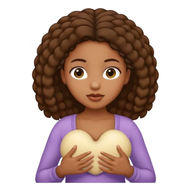 a black girl holding her titties sticker
