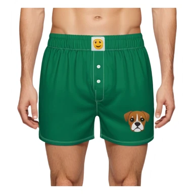 forrest green boxer shorts sticker