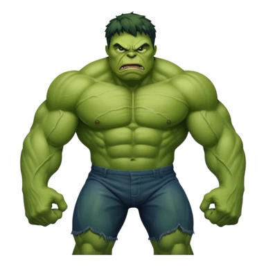 angry hulk sticker