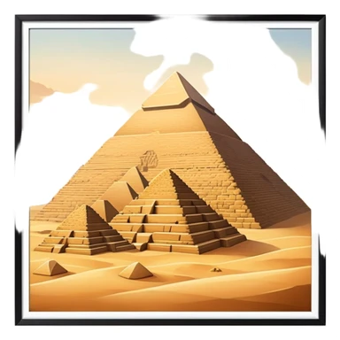 pyramides sticker