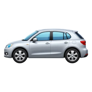 car in front of mountains sticker