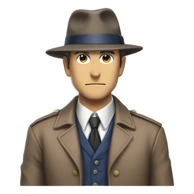 Detective Dick Gumsh Ace Attorney sticker
