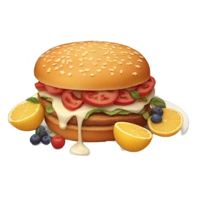 delicious food still life sticker