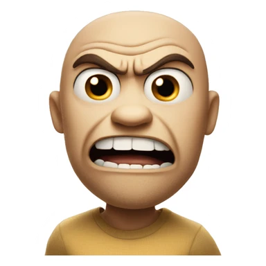 angry character from the movie inside out sticker