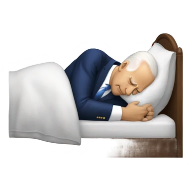 President Biden asleep sticker