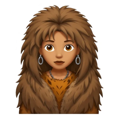 cave woman sticker