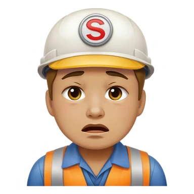 Subway worker crying sticker