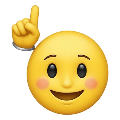 A dabbing emoji sticker