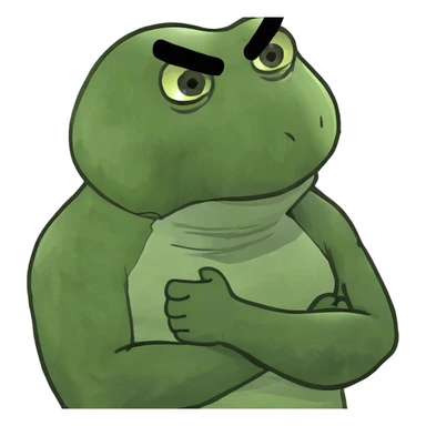 arms crossed holding neck anger guy sticker