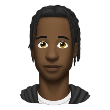 Travis scott om sticker