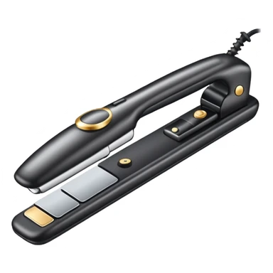 plancha de cabello sticker